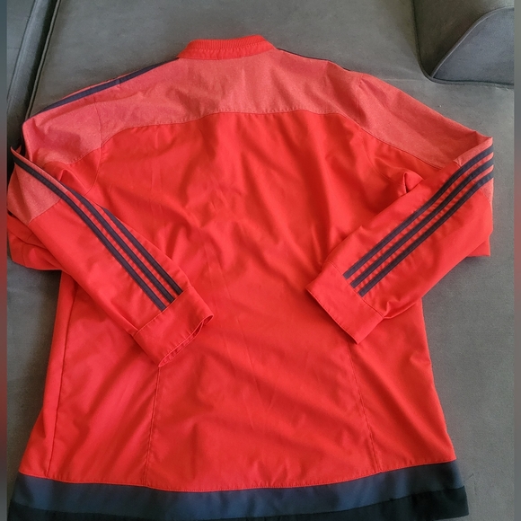 Adidas Jacket Mens XLarge FC Bayern Munchen Anthem Red AC6727 - Picture 5 of 5